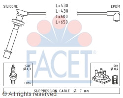 4.9411 Spark Plug Wire Set Facet Canada