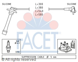 4.9435 Spark Plug Wire Set Facet Canada