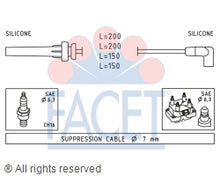 Charger l'image dans la galerie, 4.9507 Spark Plug Wire Set Facet Canada