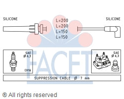 4.9507 Spark Plug Wire Set Facet Canada