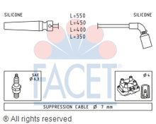 Charger l'image dans la galerie, 4.9680 Spark Plug Wire Set Facet Canada