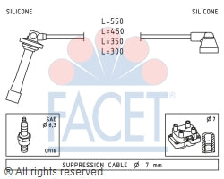 4.9739 Spark Plug Wire Set Facet Canada