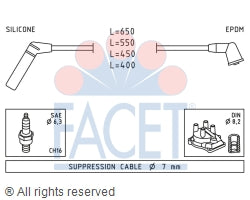 4.9753 Spark Plug Wire Set Facet Canada