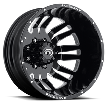 Load image into Gallery viewer, 401H2870BMFF - Vision 401 Rival 20X8.25 8X170 105.5mm Gloss Black Machined Face - Vision Wheels Canada