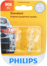Load image into Gallery viewer, 906B2 Philips Standard Miniature 906 - Standard - Twin Blister Pack Philips Bulbs