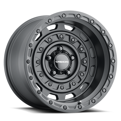 403-2973SB-18 - Vision 403 Tactical 20X9.5 5X127 -18mm Satin Black - Vision Wheels Canada
