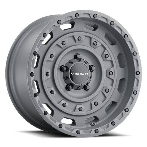 403-8987TG-18 - Vision 403 Tactical 18X9.5 8X180 -18mm Thrashed Gun Metal - Vision Wheels Canada