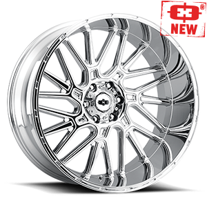 404-22087C-19 - Vision 404 Brawl 22X10 8X180 -19mm Chrome - Vision Wheels Canada