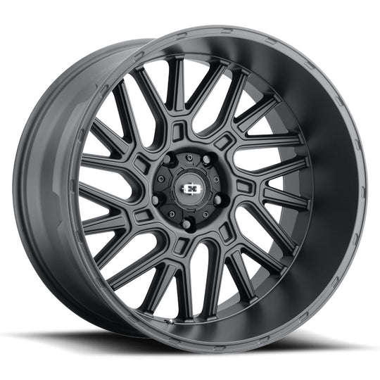 404-24881SBIRL121 - Vision 404 Brawl 24X8.25 8X165.1 100mm Satin Black - Vision Wheels Canada