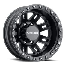Load image into Gallery viewer, 408-7681SBF - Vision 408 MANX 2 17X6.5 8X165.1 121.35mm Satin Black - Vision Wheels Canada