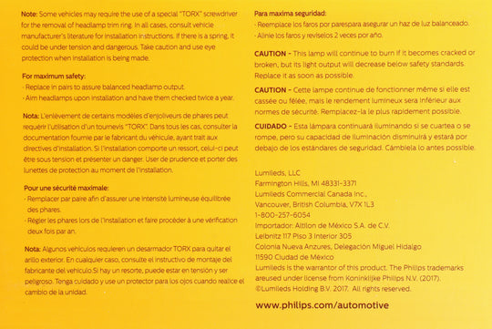 H4352C1 Philips Standard Sealed Beam H4352 - Standard - Single Commercial Pack Philips Bulbs