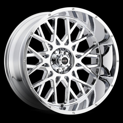 412-20073C-25 - Vision 412 Rocker 20X10 5X127 -25mm Chrome - Vision Wheels Canada