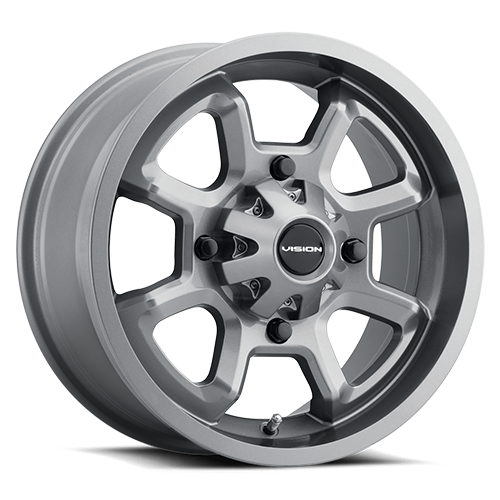 415-147136GM4 - Vision 415 Bomb 14X7 4X136 2.5mm Gunmetal - Vision Wheels Canada