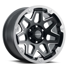 Load image into Gallery viewer, 416-2983SBMG12 - Vision 416 Se7en 20X9 6X139.7 12mm Satin Black Milled Spoke - Vision Wheels Canada