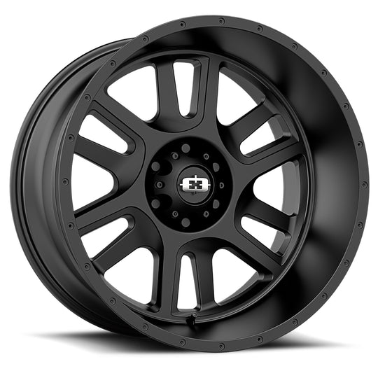 419-22287SB-51 - Vision 419 Split 22X12 8X180 -51mm Satin Black - Vision Wheels Canada