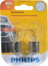 Load image into Gallery viewer, 1073B2 Philips Standard Miniature 1073 - Standard - Twin Blister Pack Philips Bulbs
