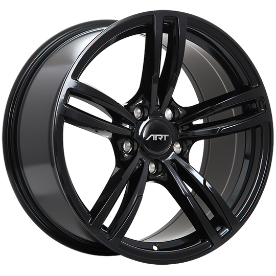 R6117006 - ART Replica 61 17X8 5X112 ET 35mm Gloss Black - ART Replica Wheels Canada