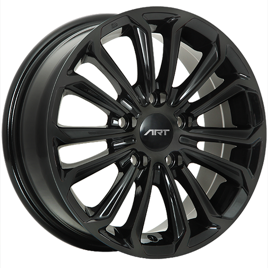 R9515003 - ART Replica 95 15X6 5X100 ET 40mm Gloss Black - ART Replica Wheels Canada