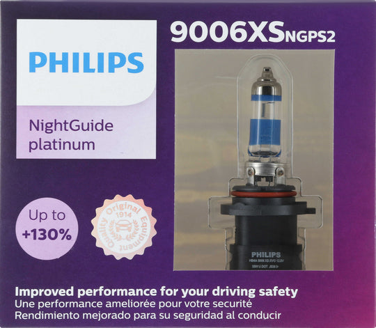9006XSNGPS2 Philips NightGuide platinum Headlight 9006XS - NightGuide Platinum - Twin Special Pack Philips Bulbs
