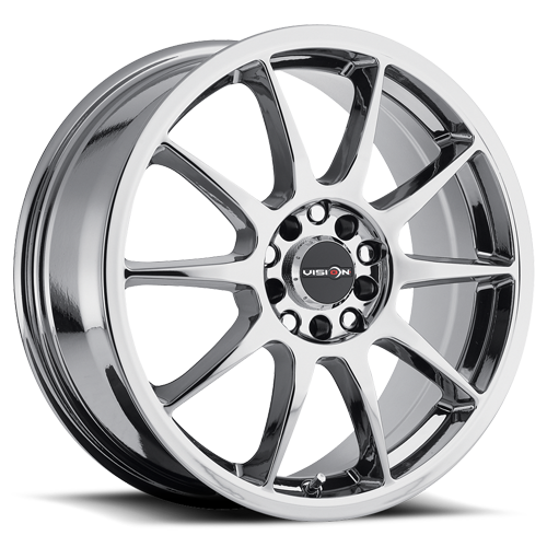 425-7720C38 - Vision 425 Bane 17X7 5X150 / 5X139.7 38mm Chrome - Vision Wheels Canada