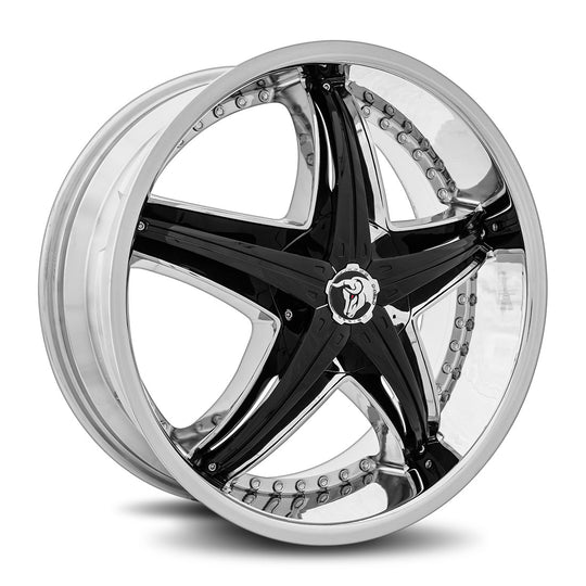 REF-208BLNK2073 - Diablo Reflection X 20X8.5 Blank 20mm Chrome - Diablo Wheels Canada