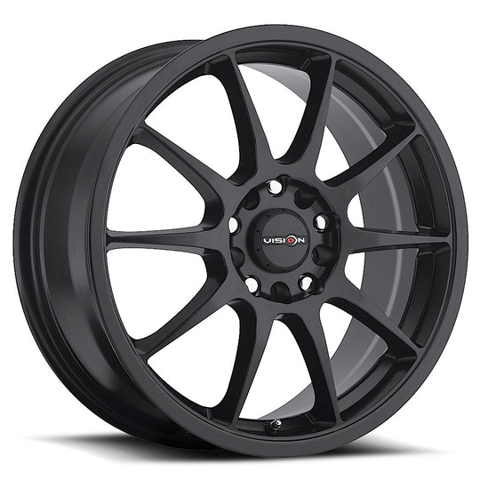 425-7795MB38 - Vision 425 Bane 17X7 5X105 38mm Matte Black - Vision Wheels Canada