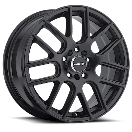 426H8865MB40 - Vision 426?Cross II 18X8 5X114.3 40mm Matte Black - Vision Wheels Canada