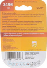 Load image into Gallery viewer, 3496B2 Philips Standard Miniature 3496 - Standard - Twin Blister Pack Philips Bulbs