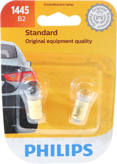 1445B2 Philips Standard Miniature 1445 - Standard - Twin Blister Pack Philips Bulbs