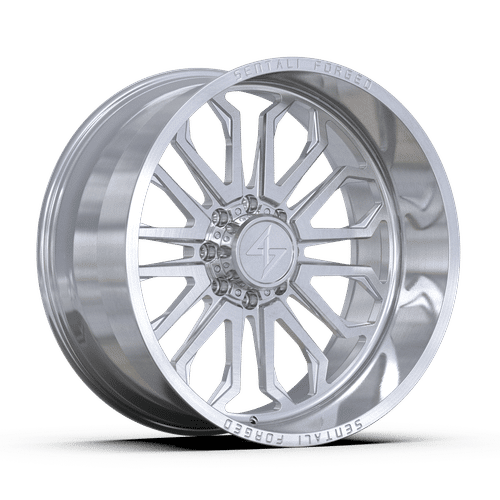 SF328166299BRM - Sentali Forged SF3BRM 28X16 5X139.7 ET -99MM Brushed Milled - Sentali Forged Wheels Canada
