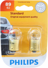 Load image into Gallery viewer, 89B2 Philips Standard Miniature 89 - Standard - Twin Blister Pack Philips Bulbs