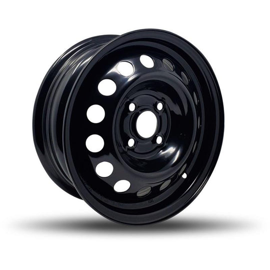 440001 - DTD Steel Wheel 14X5.5 4X100 ET 46mm Black - DTD Wheels Canada