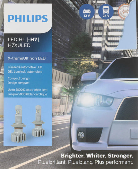 H7XULED Philips X-tremeUltinon LED H7XULED - X-tremeVision - LED Headlight Philips Bulbs