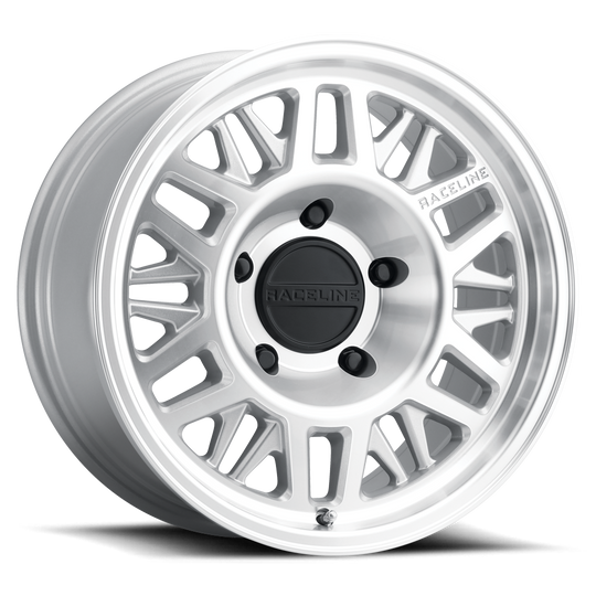 451MC-55012 - Raceline 451MC RYNO TR 15X5 5X114.3 0mm Machined Finish - Raceline Wheels Canada
