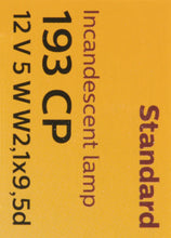 Load image into Gallery viewer, 193CP Philips Standard Miniature 193 - Standard - Multiple Commercial 10-Pack Philips Bulbs