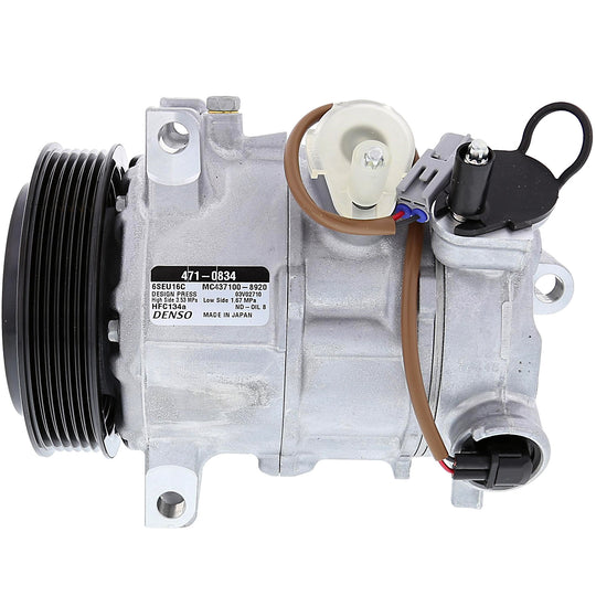 471-0834 New A/C Compressor - with Clutch Denso Auto Parts Canada
