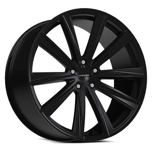 471V22190SB25 - Vision 471 Splinter 22X10.5 5X115 25mm Satin Black - Vision Wheels Canada