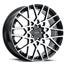Load image into Gallery viewer, 474-7845GBMF38 - Vision 474 Recoil 17X8 5X112 38mm Gloss Black Machined Face - Vision Wheels Canada