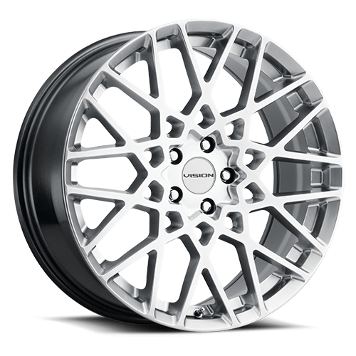 474-2845HS35 - Vision 474 Recoil 20X8.5 5X112 35mm Hyper Silver - Vision Wheels Canada