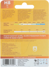 Load image into Gallery viewer, H8B1 Philips Standard Headlight H8 - Standard - Single Blister Pack Philips Bulbs