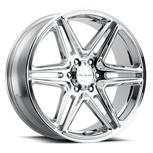 Load image into Gallery viewer, 476-2984C30 - Vision 476 Wedge 20X9 6X139.7 30mm Chrome - Vision Wheels Canada