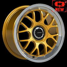 Load image into Gallery viewer, 478-7814GOML38 - Vision 478 Alpine 17X8 4X114.3 / 4X100 38mm Gold Machined Lip - Vision Wheels Canada