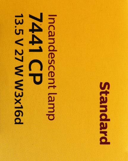 7441CP Philips Standard Miniature 7441 - Standard - Multiple Commercial 10-Pack Philips Bulbs