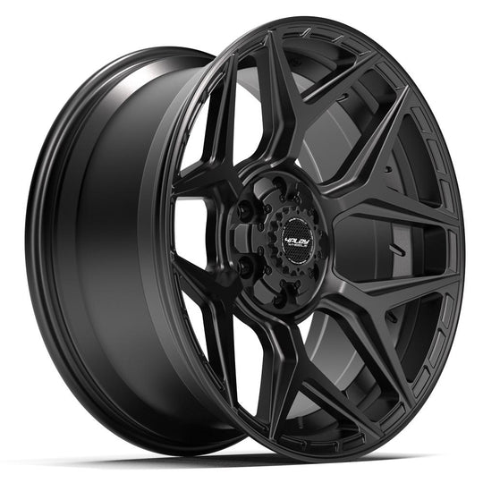 4P06-20090-6D55-0B1 - 4Play 4P06 20X9 6X139.7 / 6X135 ET0mm Satin Black - 4Play Wheels Canada