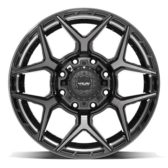 4P06-20090-8170-0BBT - 4Play 4P06 20X9 8X170 ET0mm Gloss Black with Brushed Face & Tinted Clear - 4Play Wheels Canada