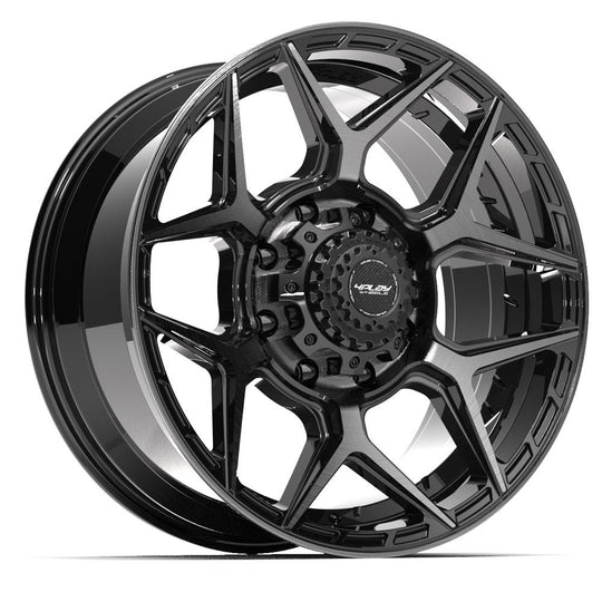4P06-20090-8180-0BBT - 4Play 4P06 20X9 8X180 ET0mm Gloss Black with Brushed Face & Tinted Clear - 4Play Wheels Canada