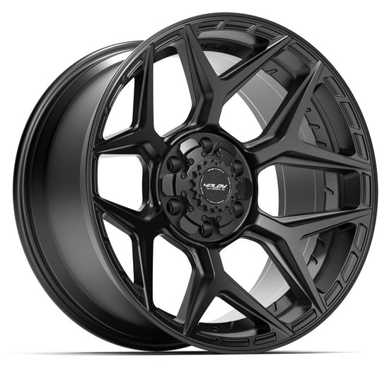 4P06-20100-6D55-18B1 - 4Play 4P06 20X10 6X139.7 / 6X135 ET-18mm Satin Black - 4Play Wheels Canada