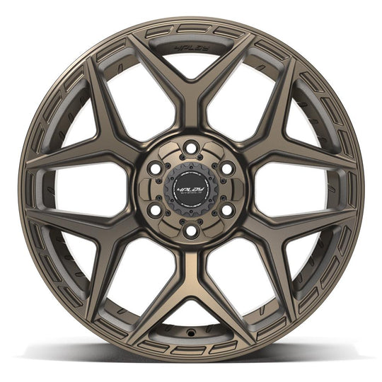 4P06-20100-6D55-18BR - 4Play 4P06 20X10 6X139.7 / 6X135 ET-18mm Bronze - 4Play Wheels Canada