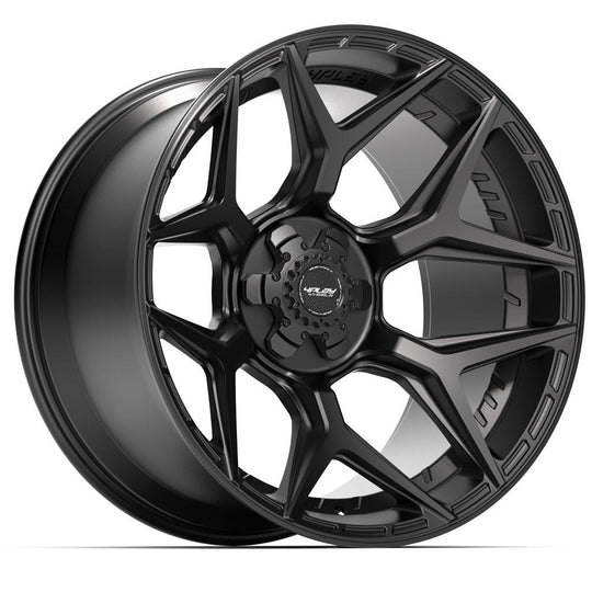 4P06-22120-6D55-44B1 - 4Play 4P06 22X12 6X139.7 / 6X135 ET-44mm Satin Black - 4Play Wheels Canada