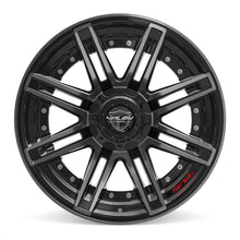 Load image into Gallery viewer, 4P08-20100-5D55-24BBT - 4Play 4P08 20X10 5X139.7 / 5X127 -24mm Gloss Black W/ Brushed Face &amp; Tinted Clear - 4Play Wheels Canada